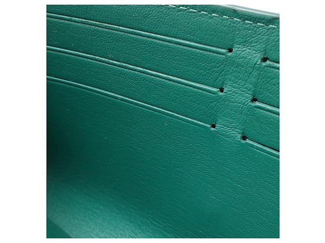 Portafoglio lungo Crocodile Capucines Louis Vuitton Verde - vista 7