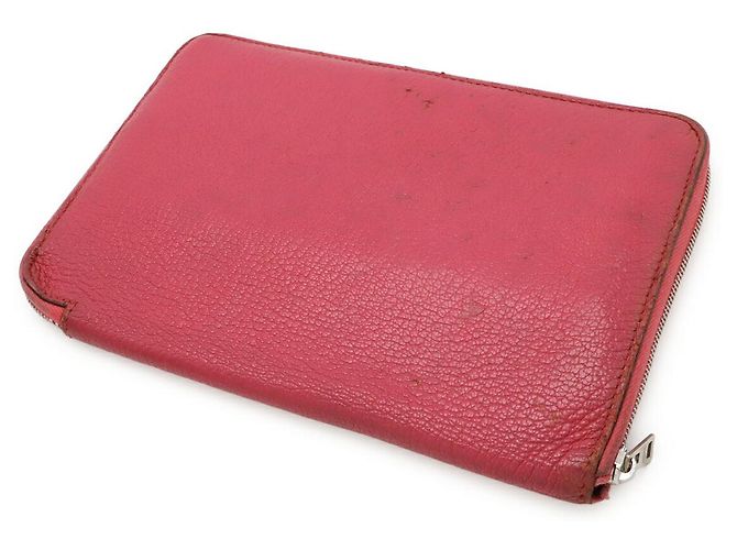 Hermès Portafoglio Lungo Azap Combine Chevre Hermes Rosa - vista 2