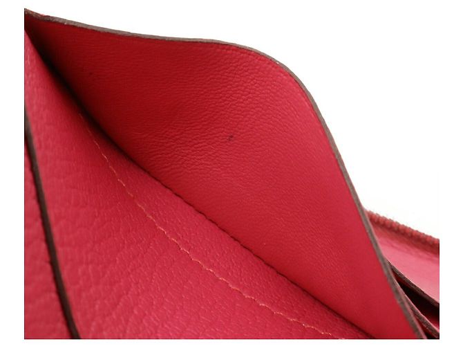 Hermès Portafoglio Lungo Azap Combine Chevre Hermes Rosa - vista 6