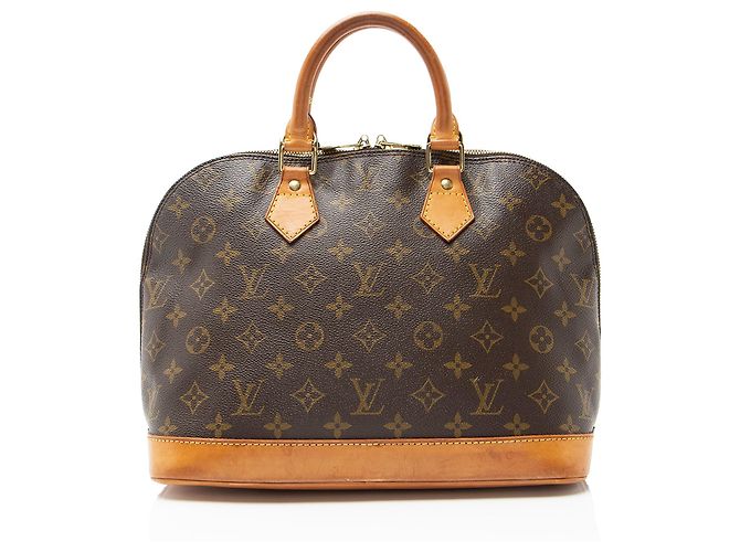 Louis Vuitton Vintage Monogramm Canvas Alma PM Handtasche Braun - Ansicht 3