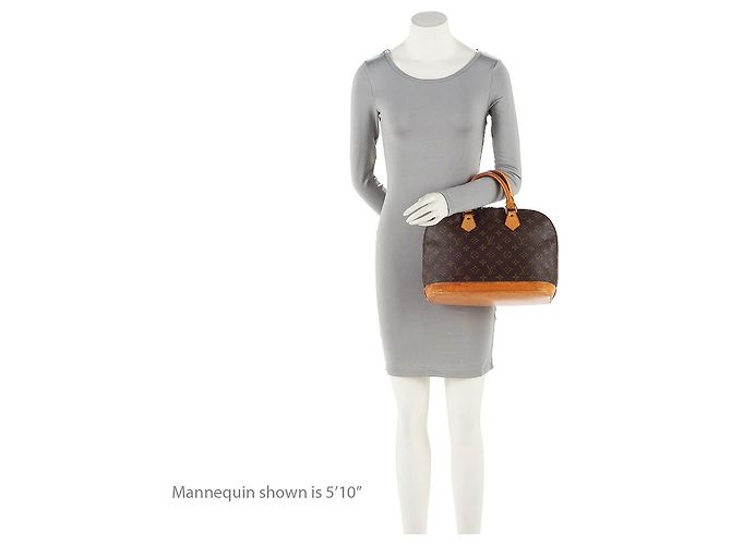 Louis Vuitton Vintage Monogramm Canvas Alma PM Handtasche Braun - Ansicht 5