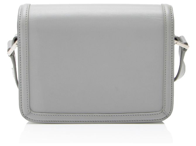 Saint Laurent Smooth Calfskin Small Solferino Shoulder Bag Gris - vue 3