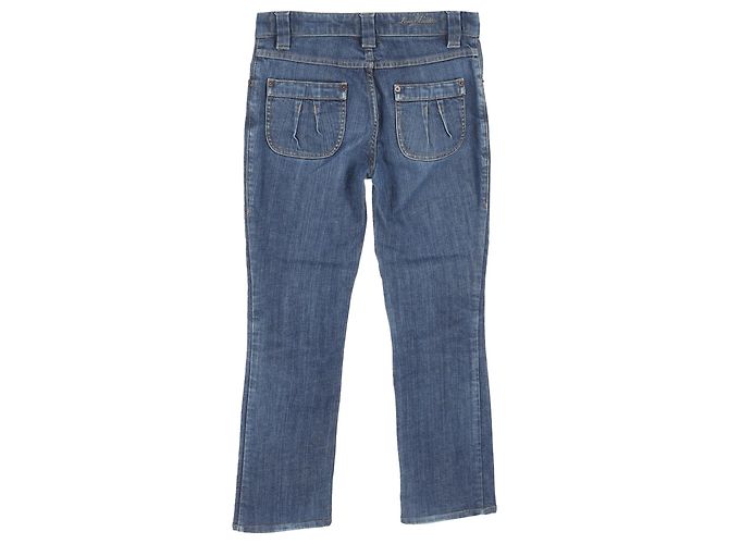 Jeans a gamba dritta Louis Vuitton in denim blu Blu chiaro - vista 2