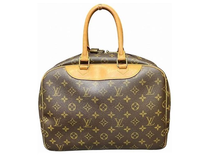 Borsa a mano Monogram Deauville Louis Vuitton Marrone - vista 2