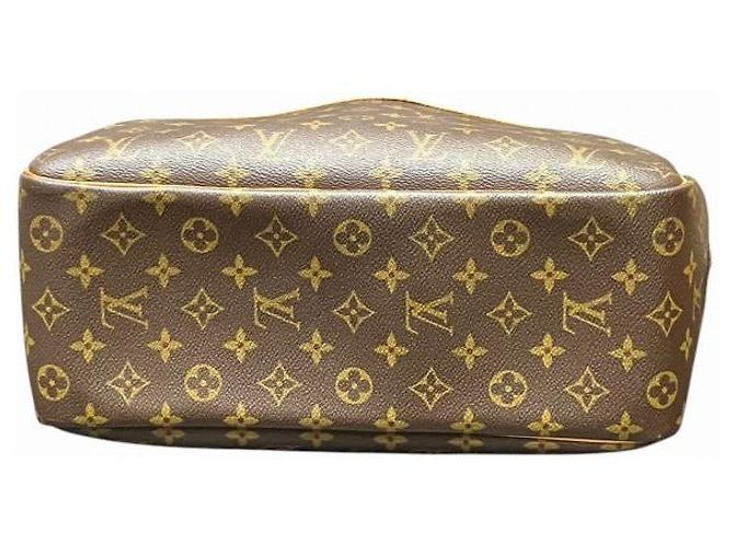Borsa a mano Monogram Deauville Louis Vuitton Marrone - vista 3
