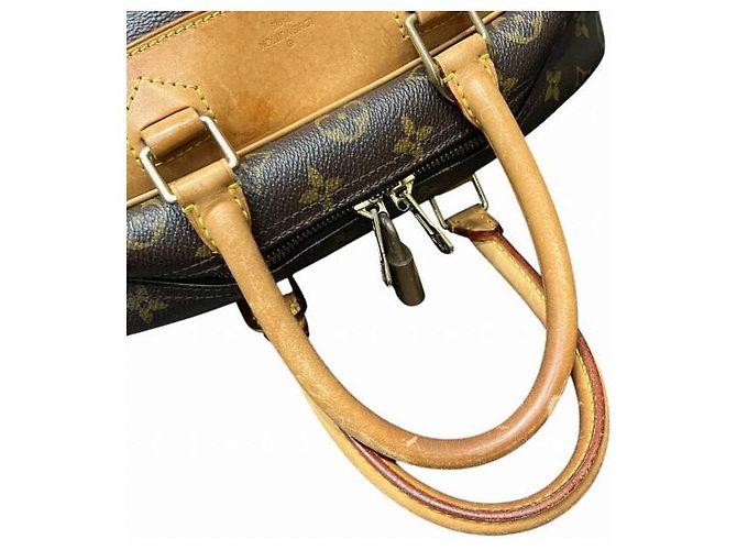 Borsa a mano Monogram Deauville Louis Vuitton Marrone - vista 9