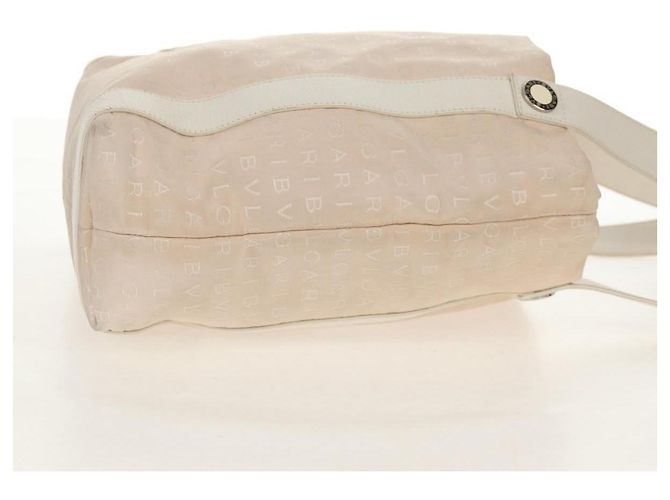 Bulgari Bvlgari Logomania Canvas Beige - vista 4