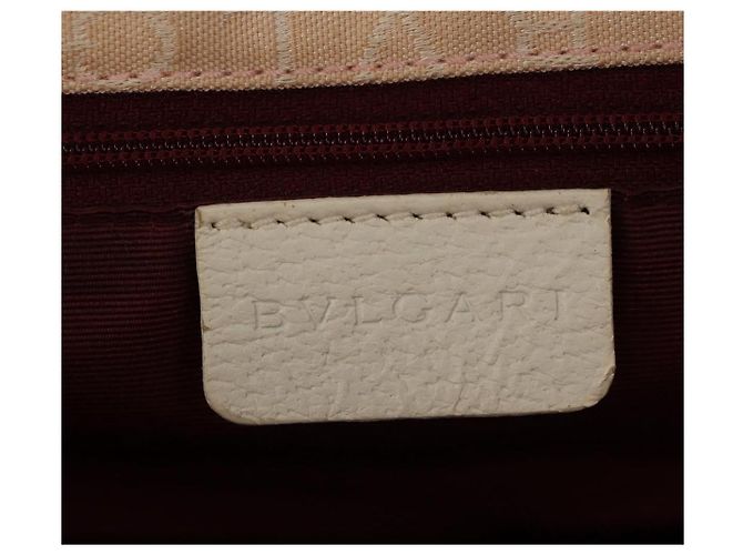 Bulgari Bvlgari Logomania Canvas Beige - vista 7