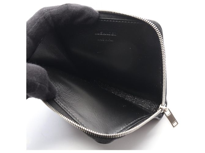 Jil Sander Leather Coin Case Black - view 2