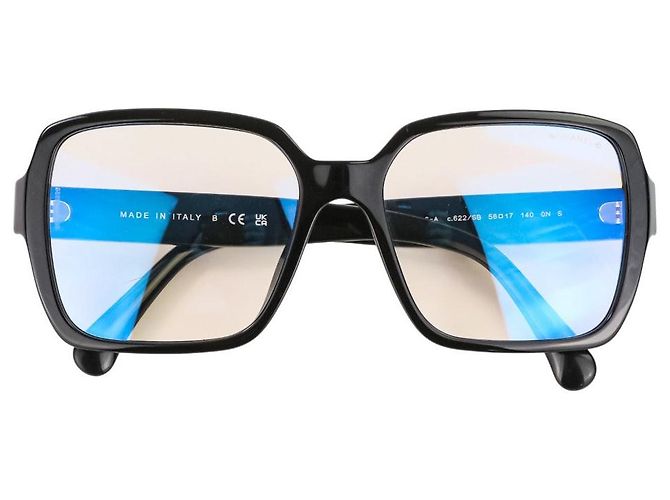 Chanel Square Shape Sunglasses Black - view 2
