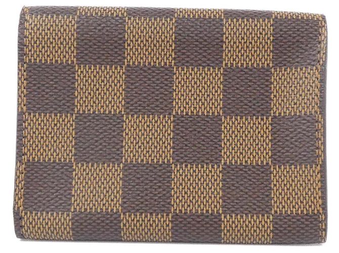 Louis Vuitton Damier Enveloppe Carte de Visite Card Case Brown - view 2