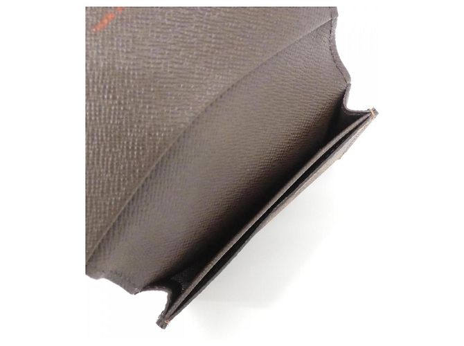 Louis Vuitton Damier Enveloppe Carte de Visite Card Case Brown - view 5