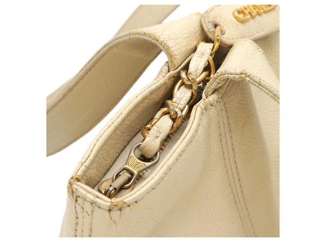 2.55 Chanel Caviar-Leder Tote Bag Braun Beige - Ansicht 5