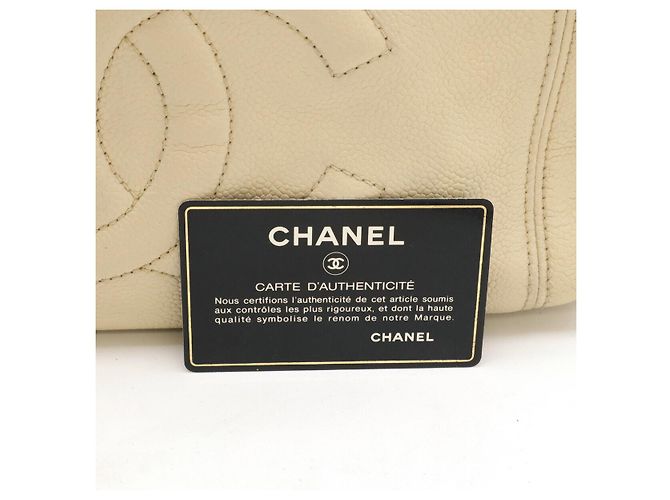 2.55 Chanel Caviar-Leder Tote Bag Braun Beige - Ansicht 9