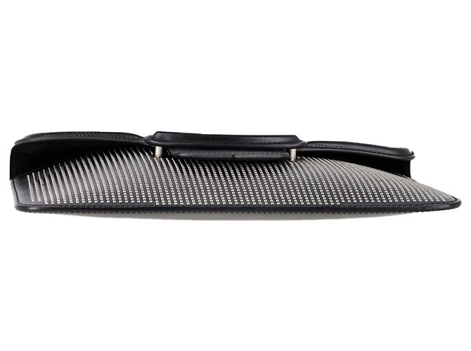 Pochette Piatta Heroine Studded in Pelle Nera di Alexander McQueen Nero - vista 2