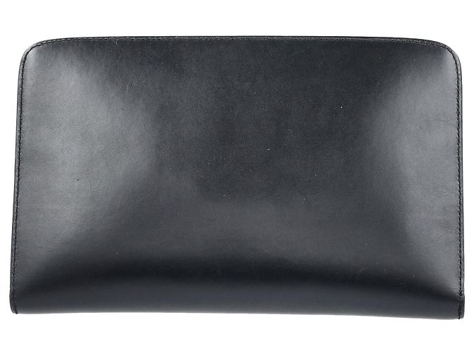 Pochette Piatta Heroine Studded in Pelle Nera di Alexander McQueen Nero - vista 4
