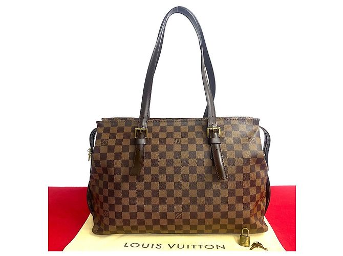 Borsa Tote Damier Chelsea Louis Vuitton Marrone - vista 2
