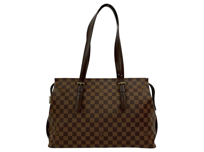 Borsa Tote Damier Chelsea Louis Vuitton Marrone - vista 4