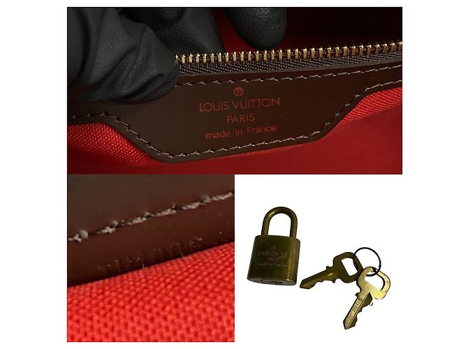 Borsa Tote Damier Chelsea Louis Vuitton Marrone - vista 7