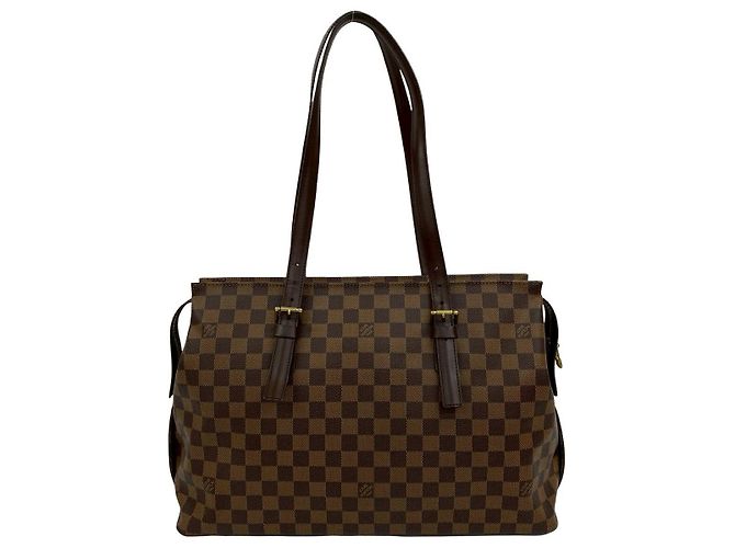 Borsa Tote Damier Chelsea Louis Vuitton Marrone - vista 8