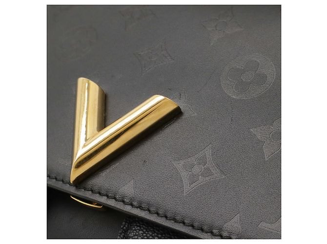 Borsa Very Chain in pelle Louis Vuitton 2 in 1 Nero - vista 4