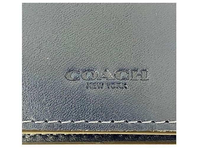 Coach Breast Pocket Wallet Grain Leather Long Wallet - view 4