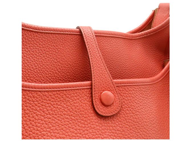Borsa a Spalla Evelyne III di Hermès Rosa - vista 8