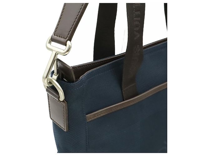 Borsa Tote Jongleur Damier Geant Louis Vuitton Blu - vista 4