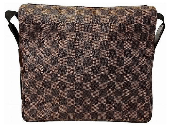 Borsa a Spalla Naviglio Damier Louis Vuitton Marrone - vista 2