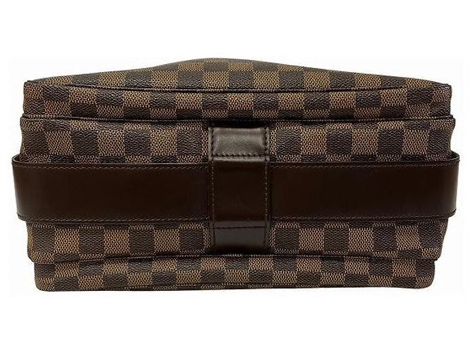 Borsa a Spalla Naviglio Damier Louis Vuitton Marrone - vista 3