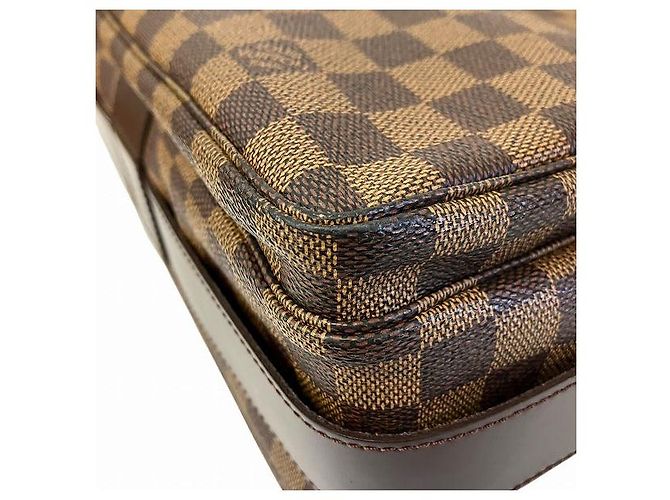 Borsa a Spalla Naviglio Damier Louis Vuitton Marrone - vista 7
