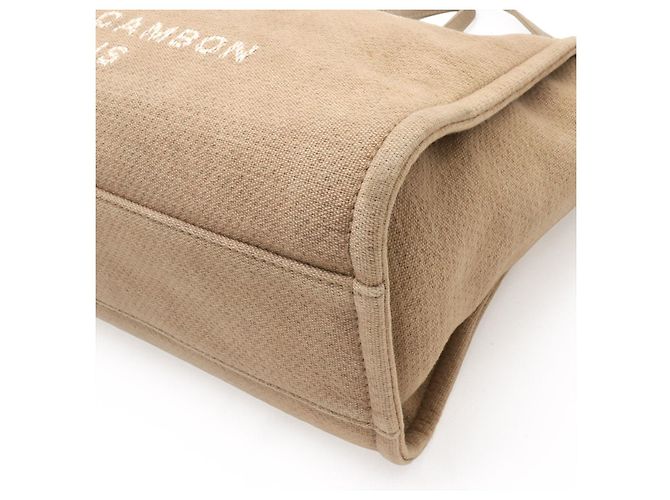 Chanel Deauville Medium Tote Bag Braun Beige - Ansicht 3