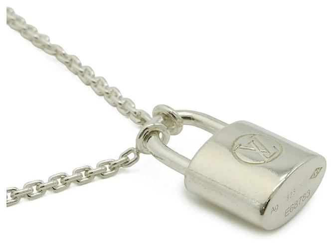 Collana Silver Lockit Louis Vuitton Argento Metallico - vista 3