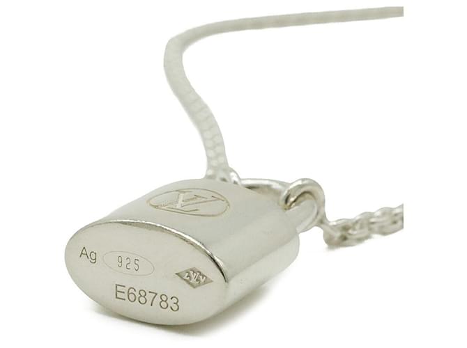 Collana Silver Lockit Louis Vuitton Argento Metallico - vista 4