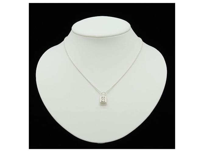 Collana Silver Lockit Louis Vuitton Argento Metallico - vista 7