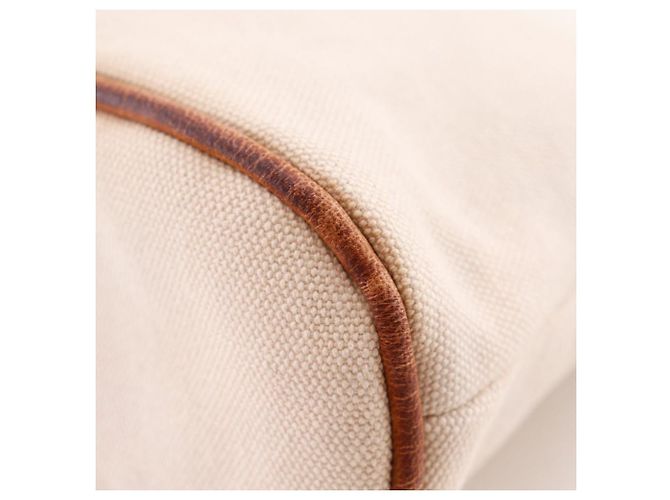 Hermès Hermes Bolide20 Canvas Pouch Brown Beige - view 4