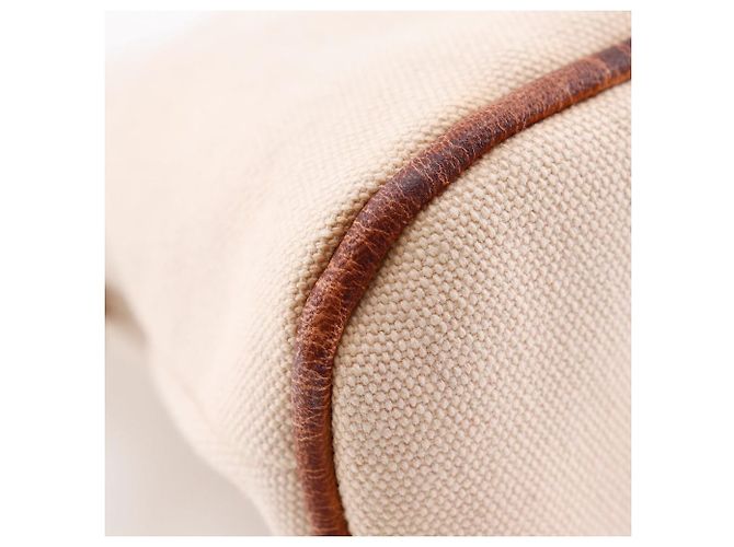 Hermès Hermes Bolide20 Canvas Pouch Brown Beige - view 7