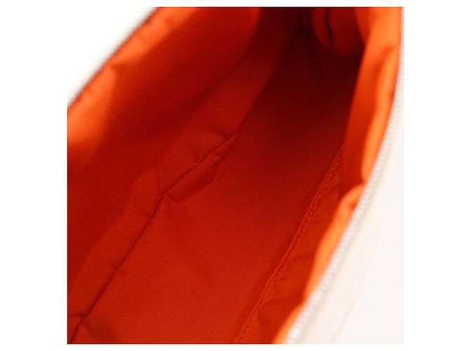 Hermès Hermes Bolide20 Canvas Pouch Brown Beige - view 8