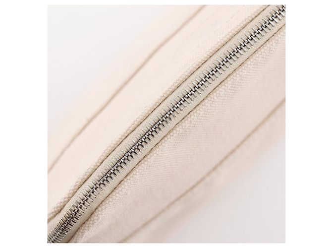 Hermès Hermes Bolide20 Canvas Pouch Brown Beige - view 9