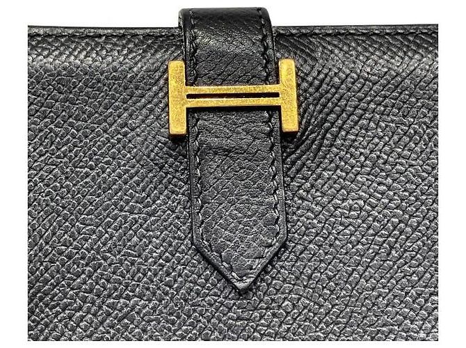 Hermès Béarn Veau Epsom Card Case Black - view 9