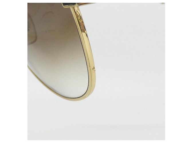 Occhiali da sole Attitude Pilot Louis Vuitton D'oro Metallico - vista 6