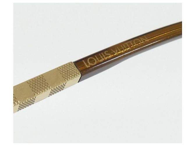 Occhiali da sole Attitude Pilot Louis Vuitton D'oro Metallico - vista 8