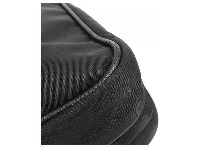 Borsa a Spalla Prada 2VH118 in Tessuto Saffiano Nero - vista 3
