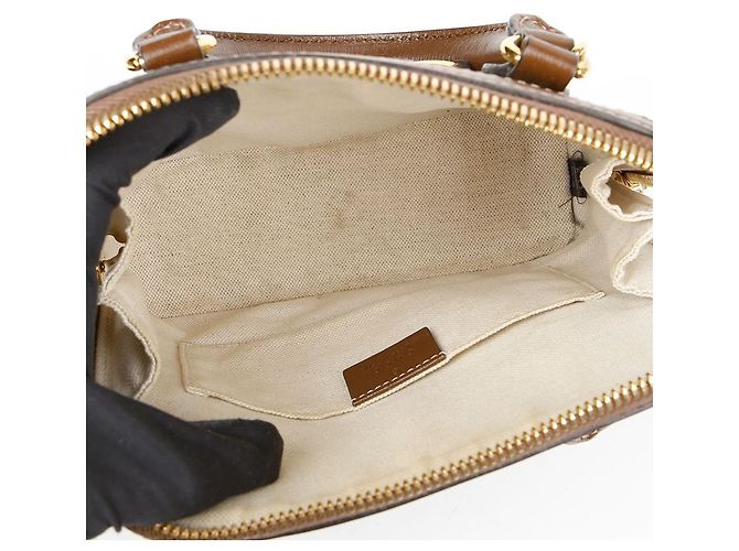 Gucci Mini borsa a spalla Horsebit Marrone - vista 12