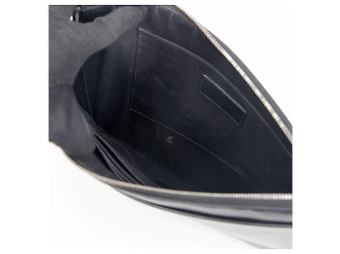 Saint Laurent Clutch porta tablet Catherine Nero - vista 14