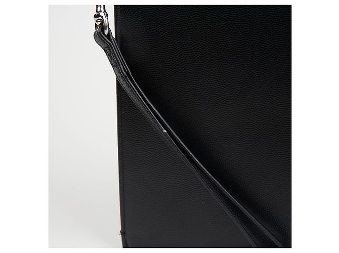 Saint Laurent Clutch porta tablet Catherine Nero - vista 3