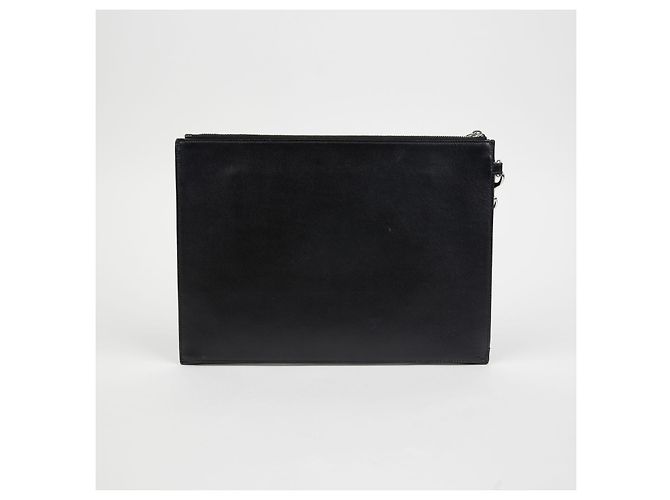 Saint Laurent Clutch porta tablet Catherine Nero - vista 4