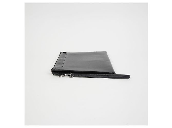 Saint Laurent Clutch porta tablet Catherine Nero - vista 6