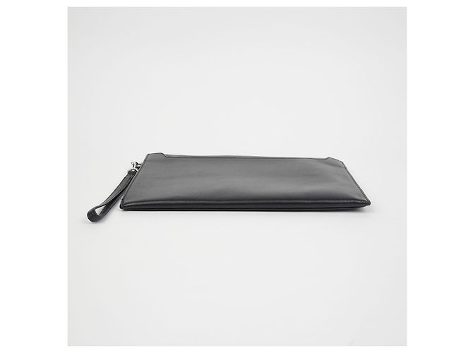Saint Laurent Clutch porta tablet Catherine Nero - vista 7