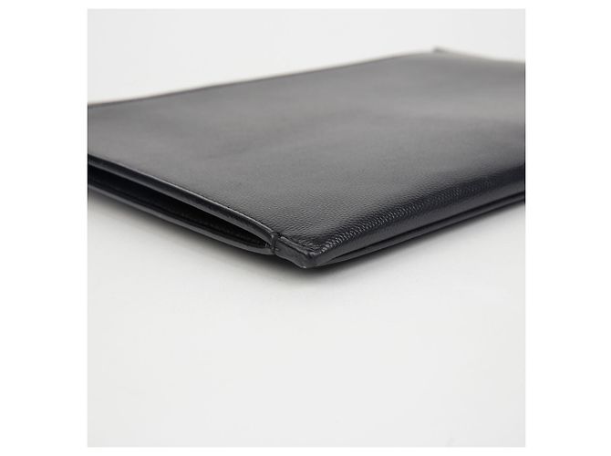 Saint Laurent Clutch porta tablet Catherine Nero - vista 8